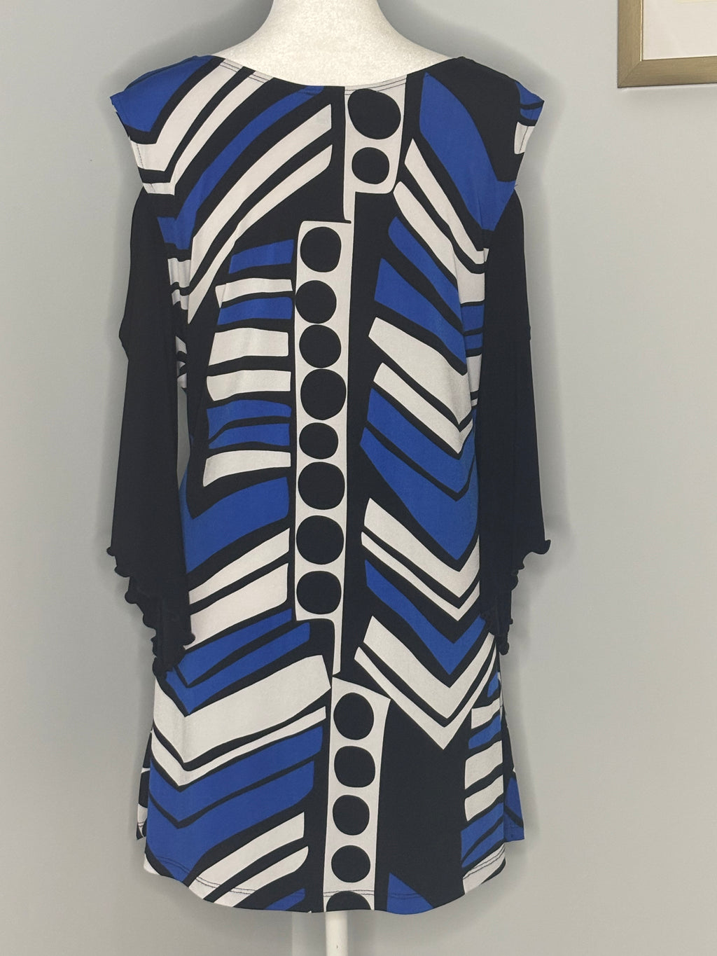 Joseph Ribkoff Cold Shoulder Tunic Top | Size 16