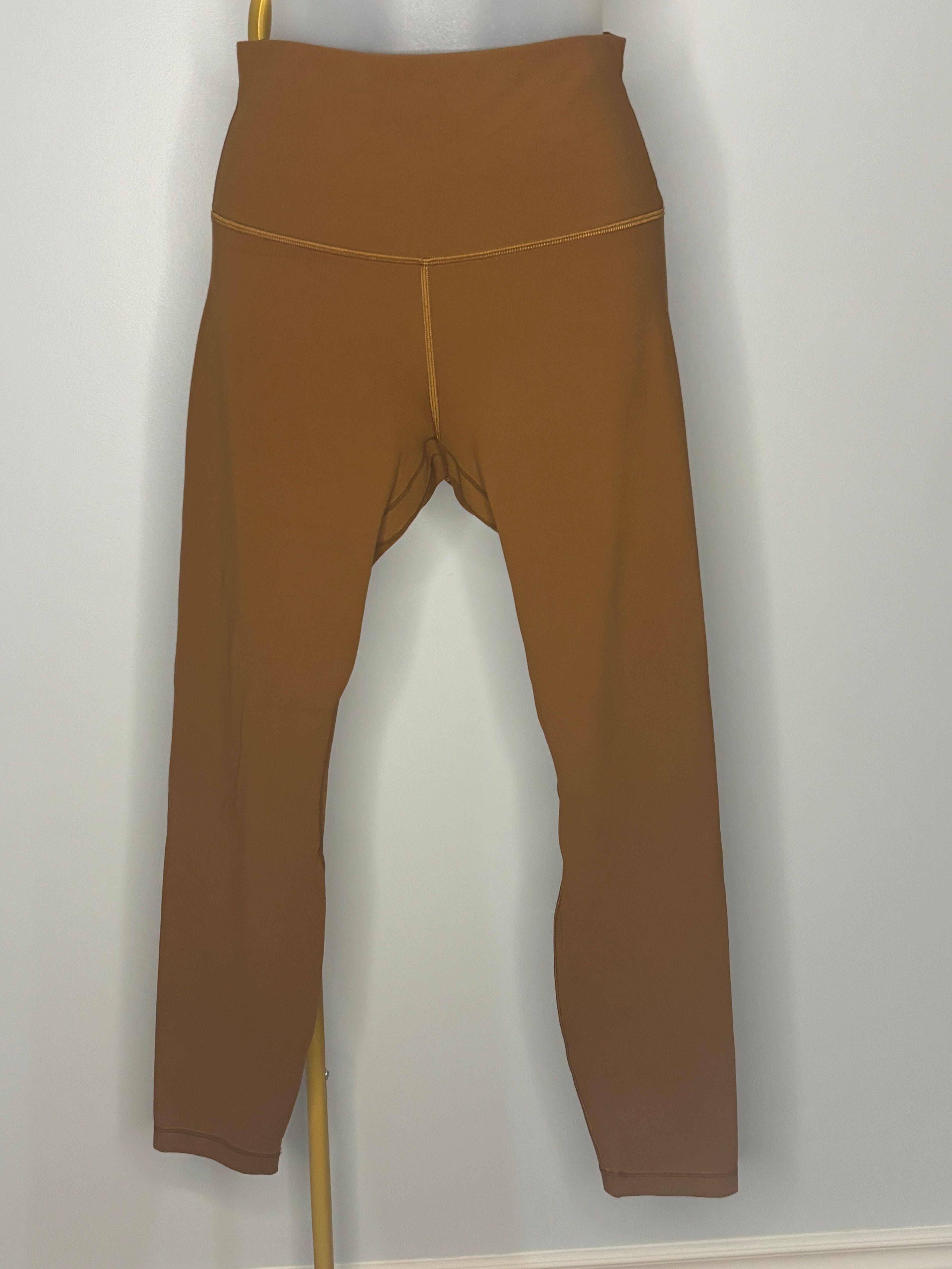 Lululemon Align High-Rise Pant 28" Leggings | Brown Earth/French Press Style | Size 8