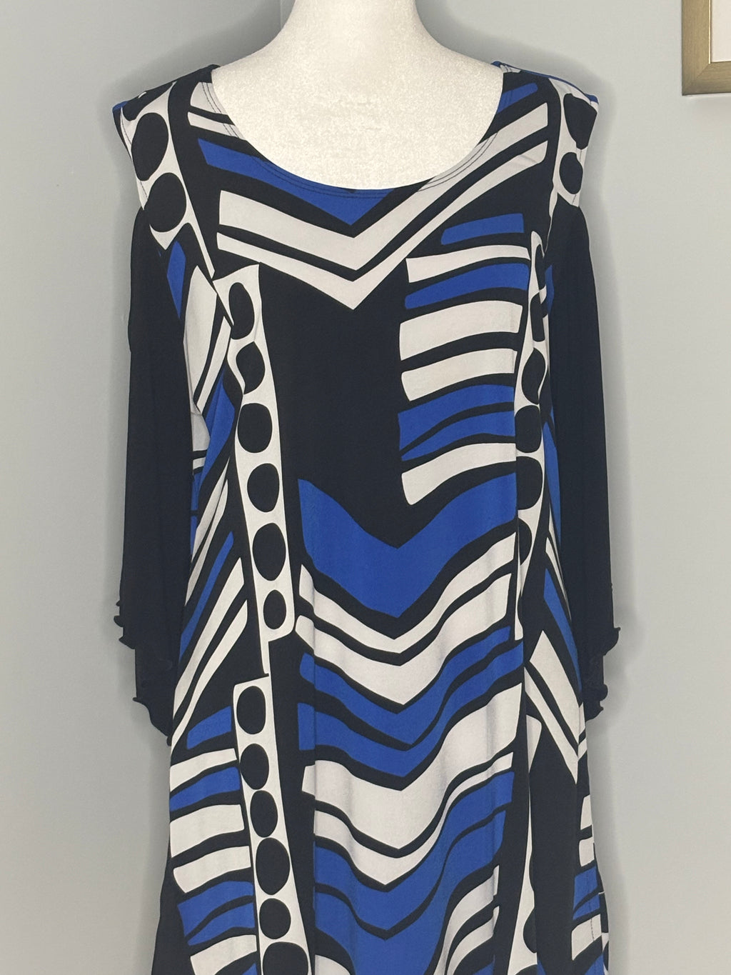 Joseph Ribkoff Cold Shoulder Tunic Top | Size 16