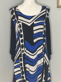 Joseph Ribkoff Cold Shoulder Tunic Top | Size 16