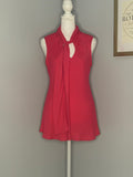 Anne Klein Sleeveless Tie-Neck Blouse – Size 10