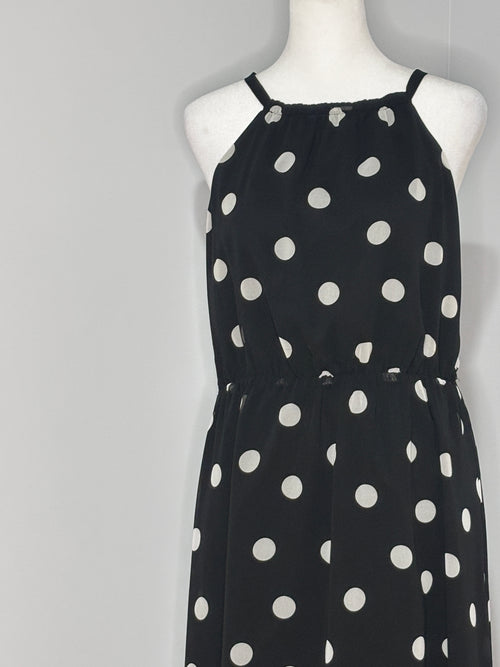 Banana Republic Polka Dot Midi Dress Size 10