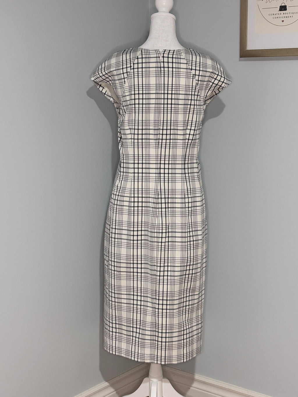 Banana Republic Plaid Sheath Dress – Size 12 (NWT)