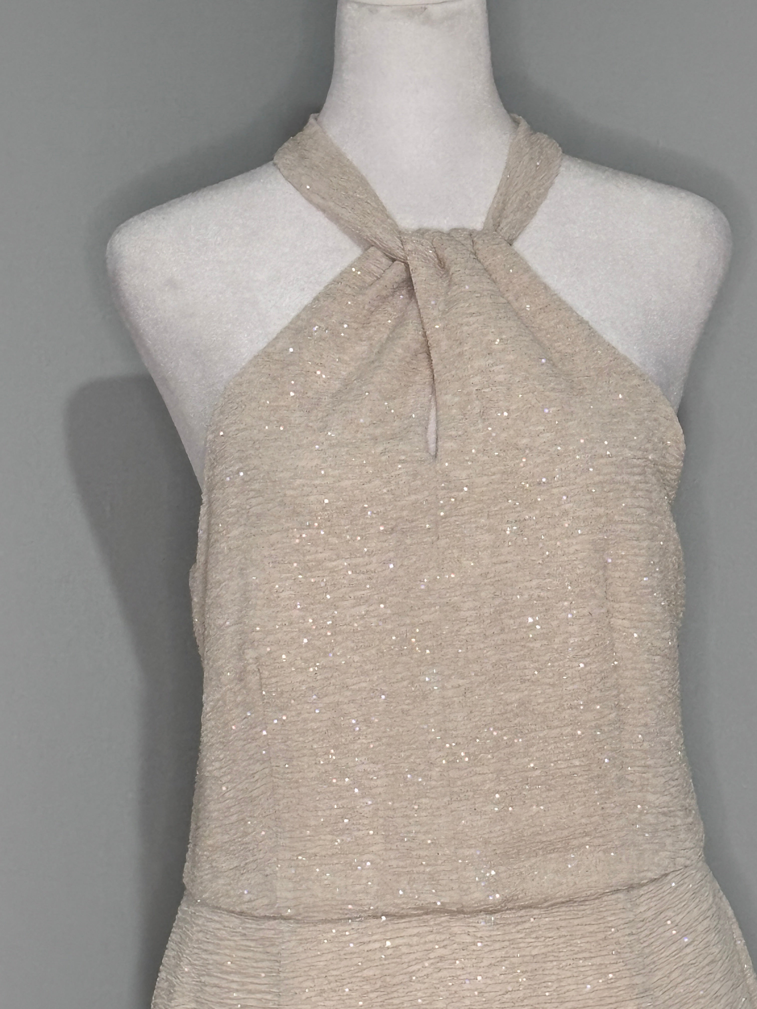 Maggy London for Melanie Lyne – Shimmer Halter Dress
