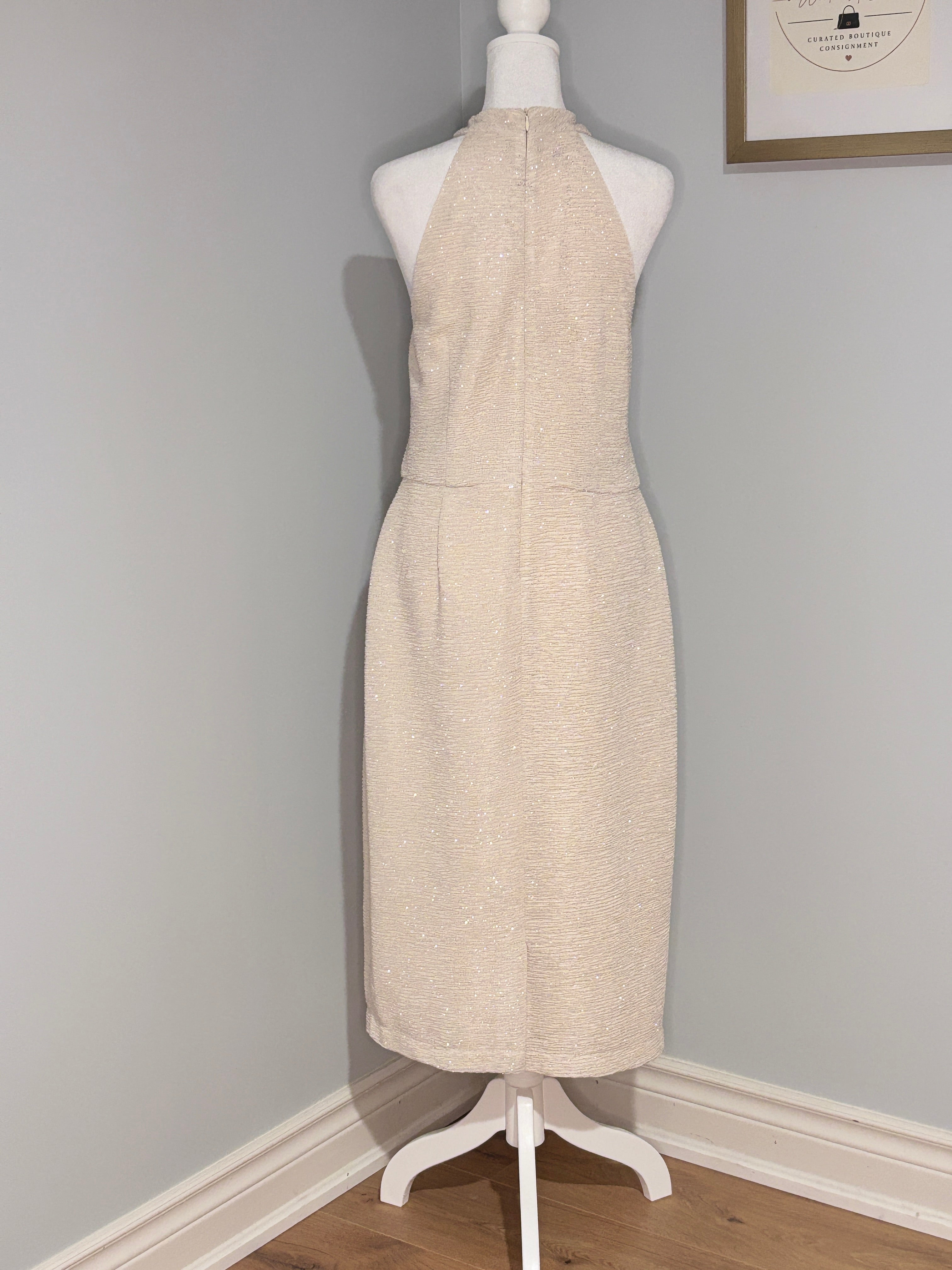 Maggy London for Melanie Lyne – Shimmer Halter Dress