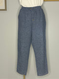 Ellen Tracy Linen Blend Pull-On Pants – Blue Heather