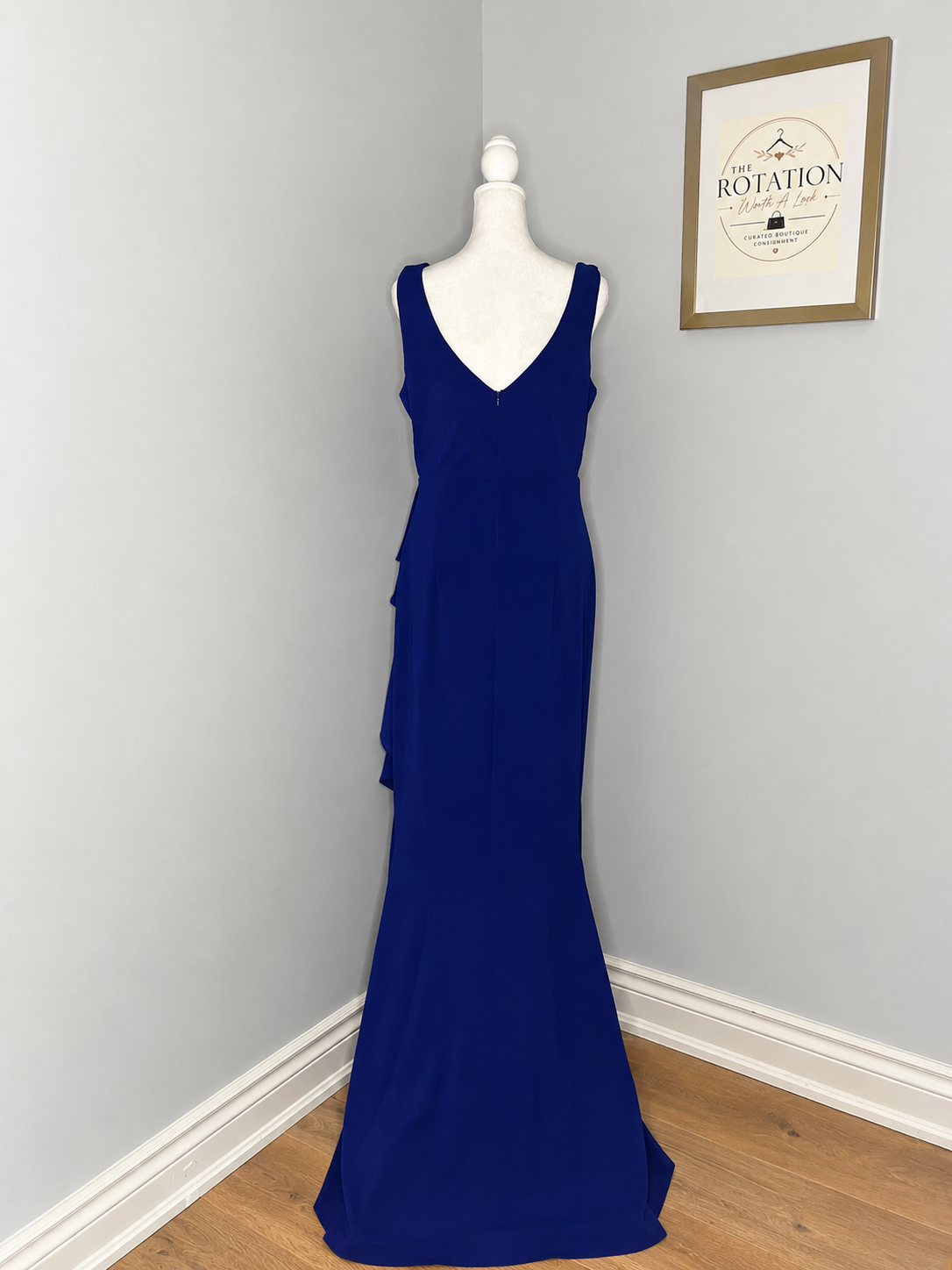 Laura Royal Blue Evening Gown – Size 10