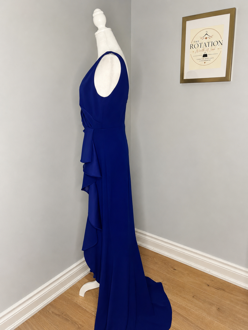 Laura Royal Blue Evening Gown – Size 10