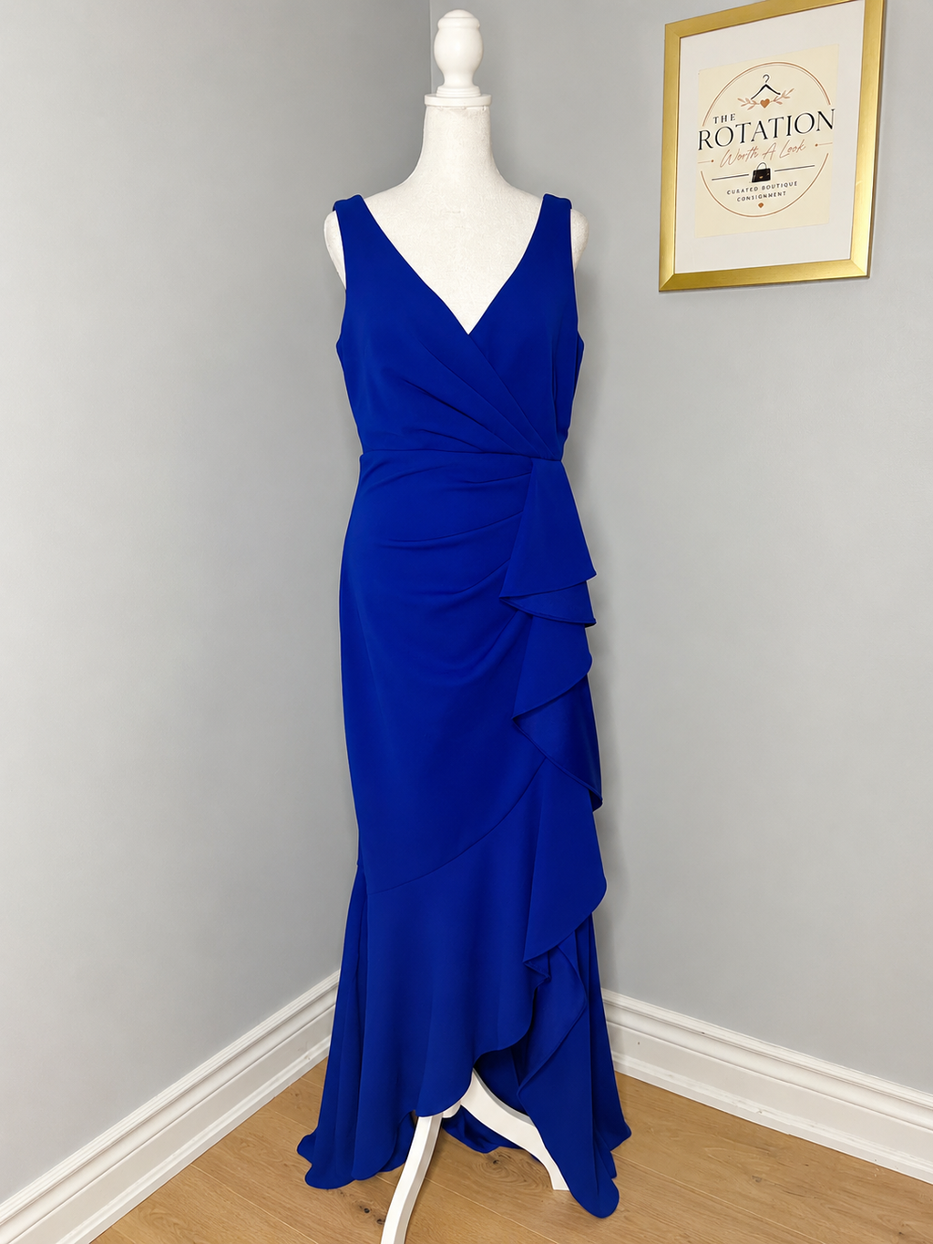 Laura Royal Blue Evening Gown – Size 10