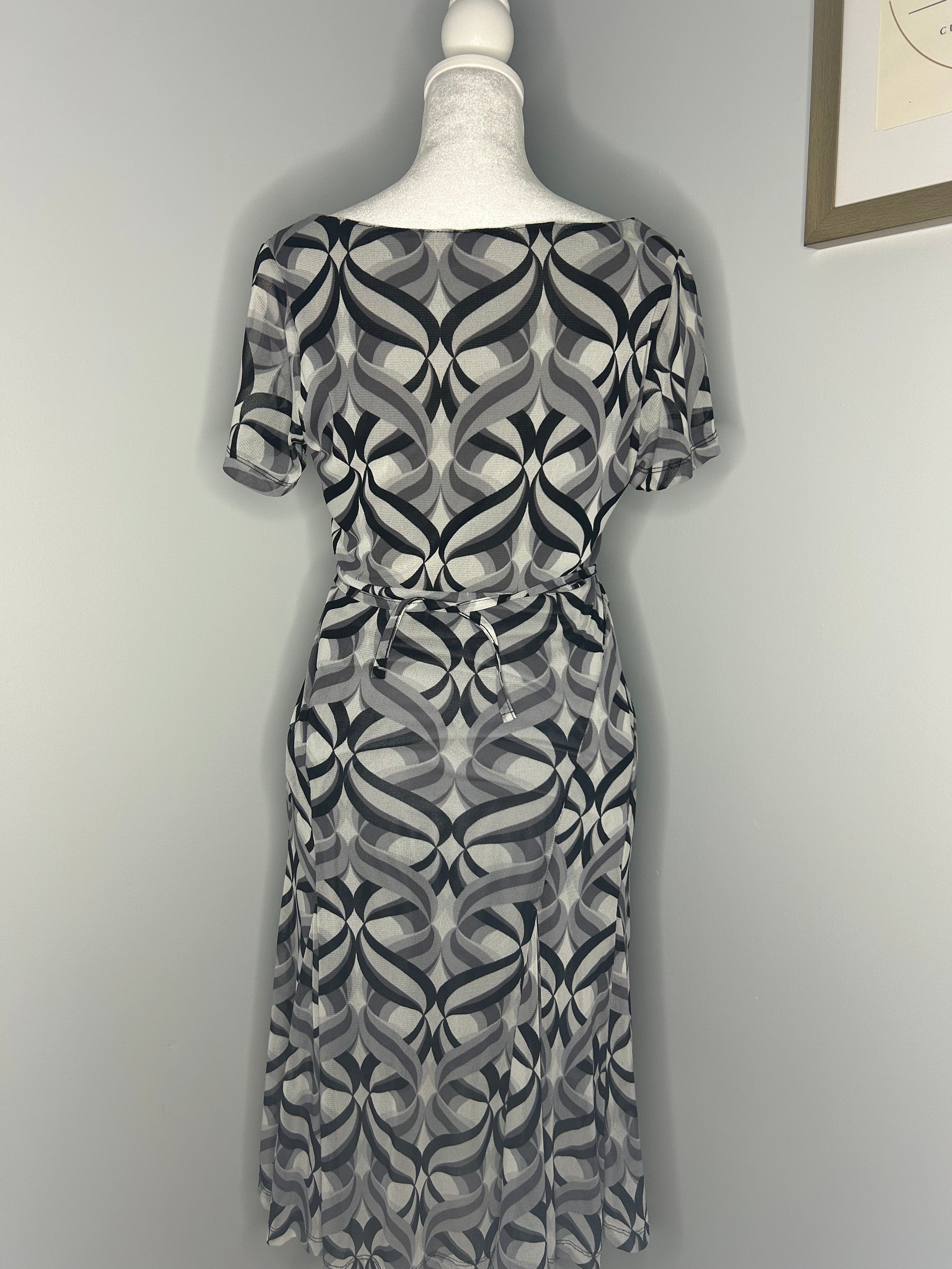 Esprit Printed Chiffon Dress – Size Small