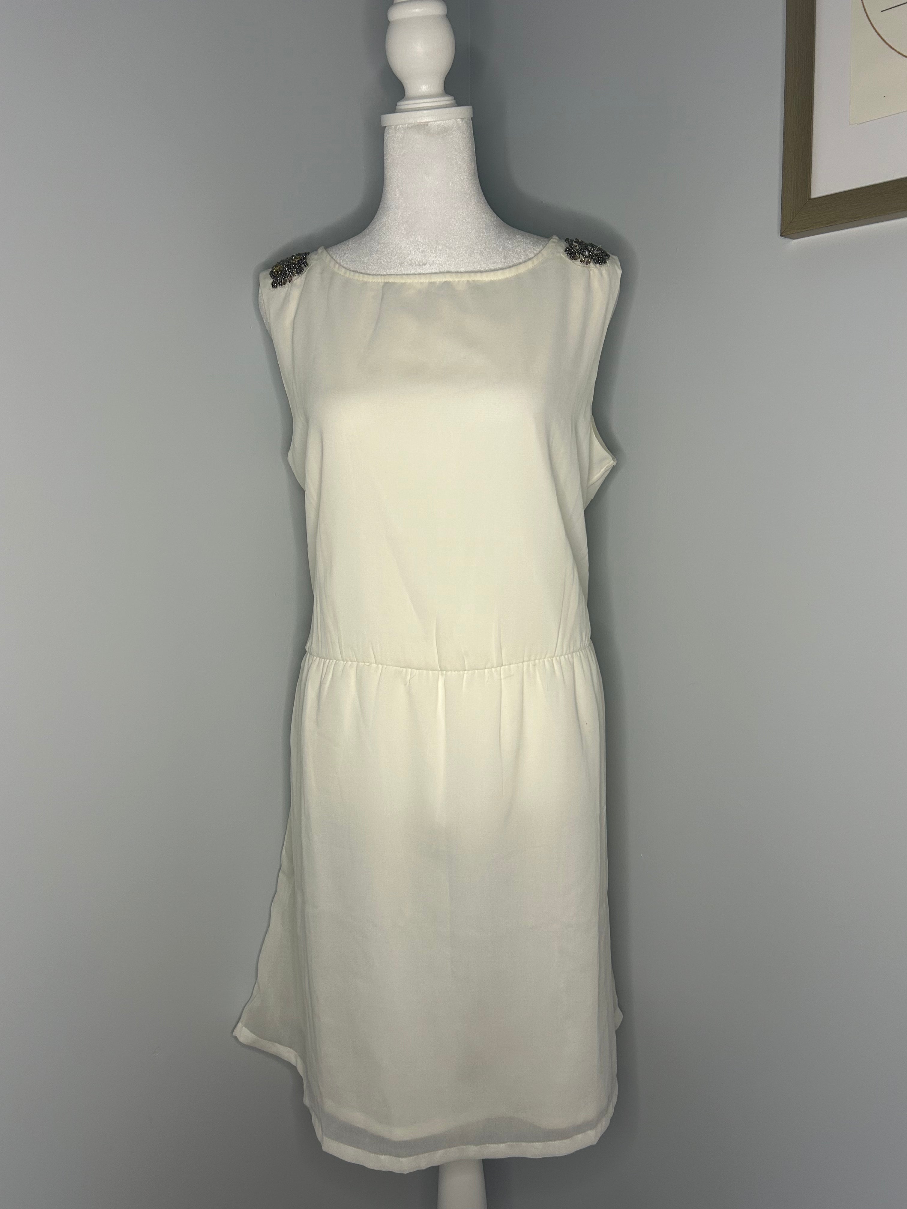 Maisonneuve Coupe Embellished Shift Dress – Size XL