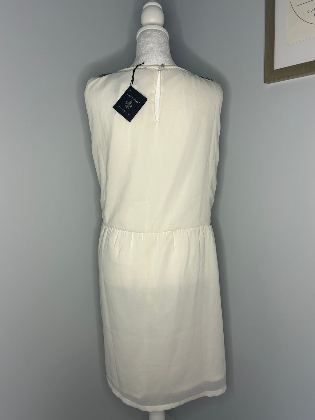 Maisonneuve Coupe Embellished Shift Dress – Size XL