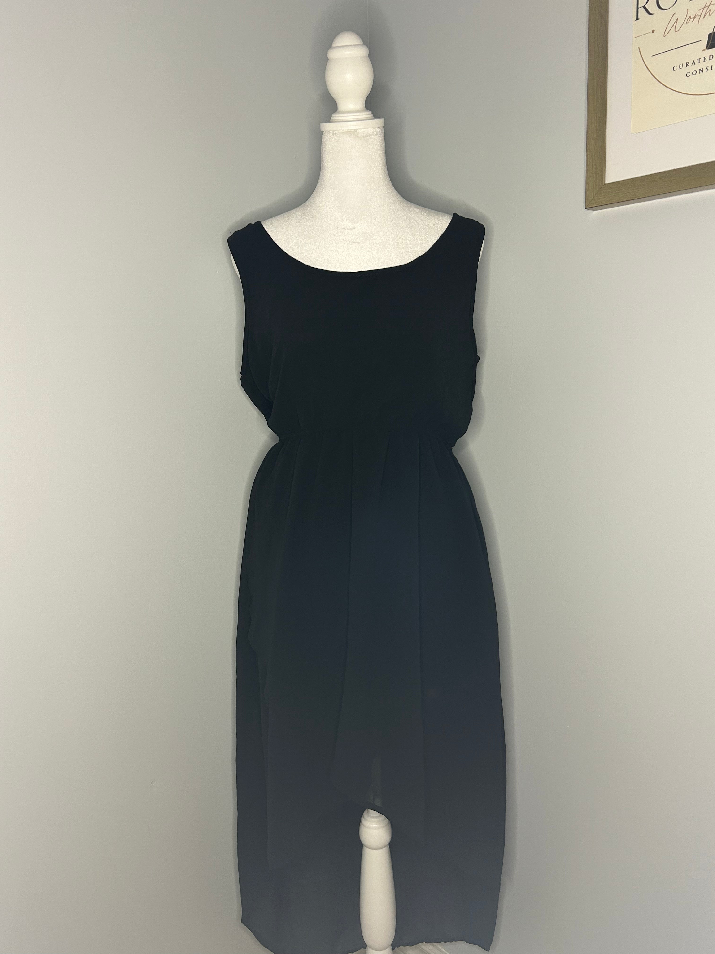 Candy Couture Black High - Low Dress Size Large