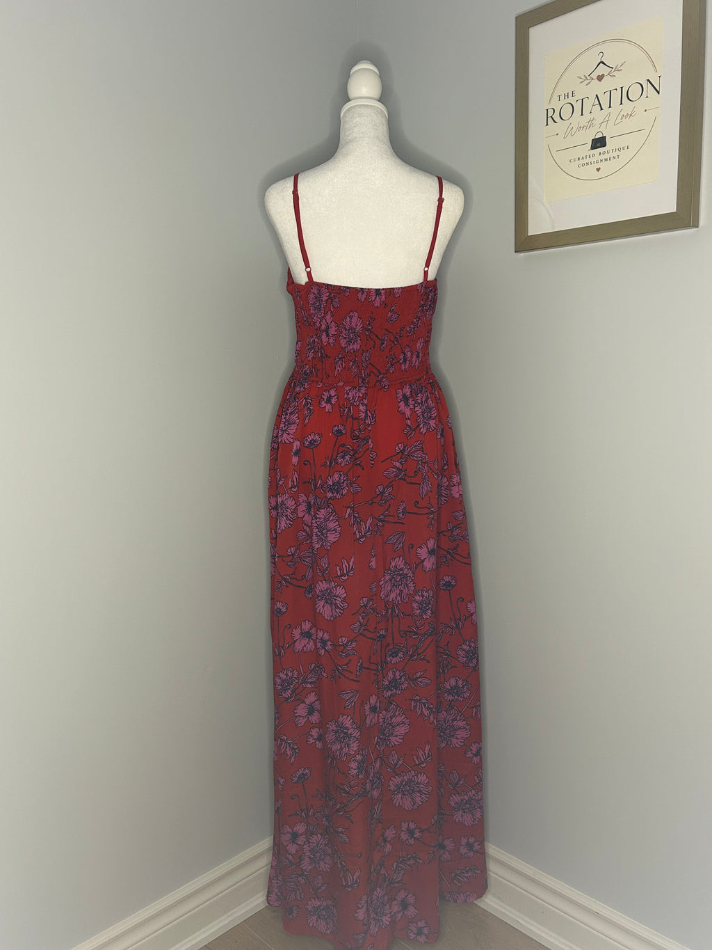 BOG Collective Floral Maxi Dress - Size Large