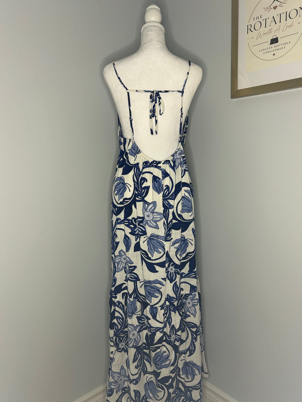 H&M Floral Maxi Dress – Size Large