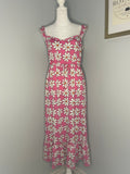 Caution to the Wind Daisy Print Maxi Dress – Size Large