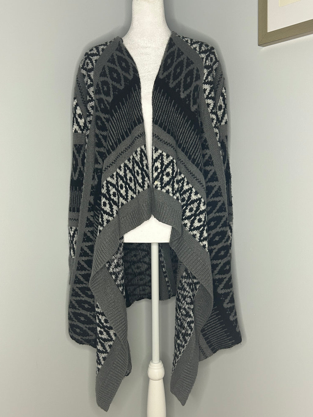 Guilty Open Front Pattern Cardigan  Size: Medium