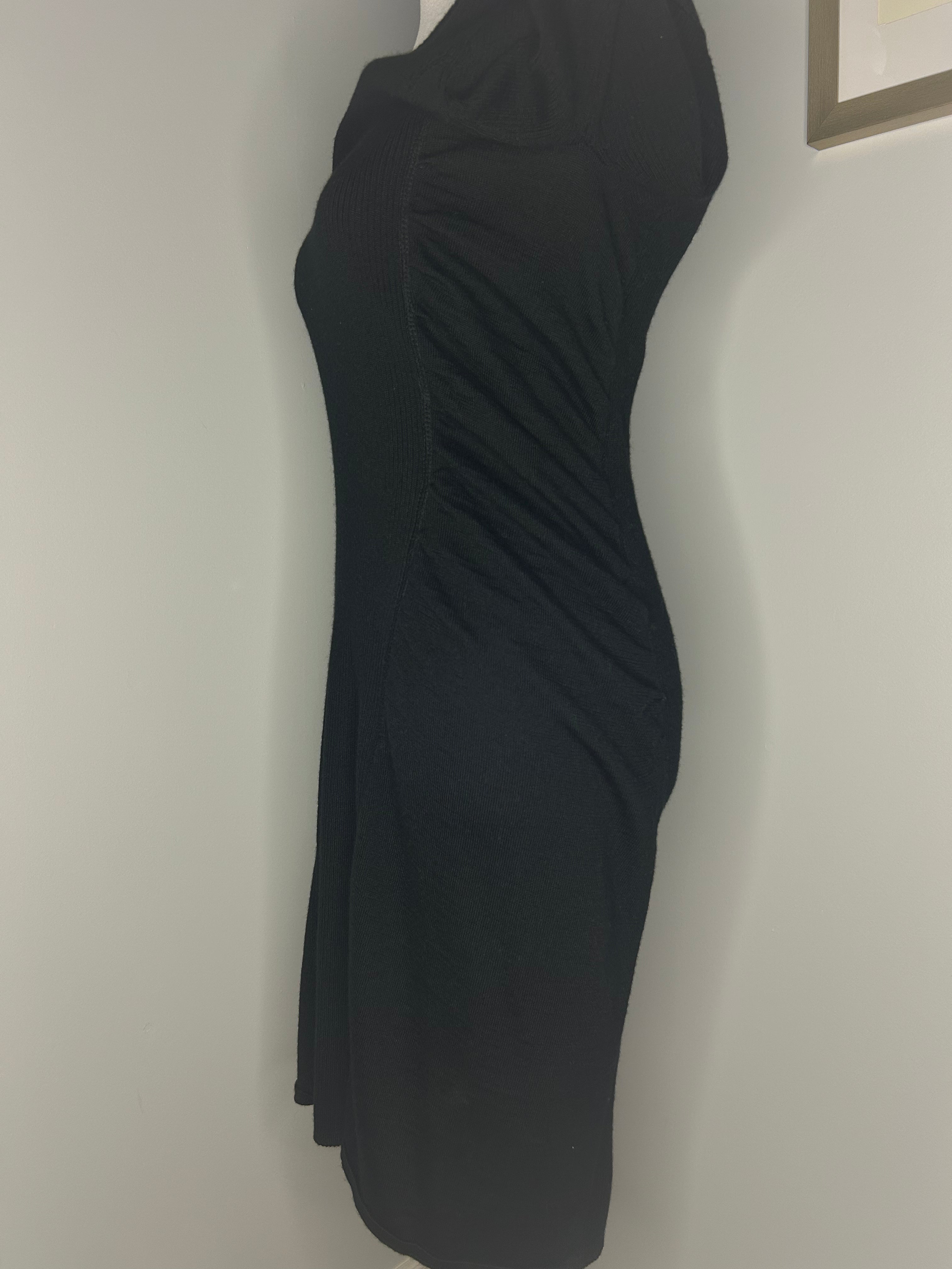 Calvin Klein Black Ribbed Sweater Dress  Size: Medium