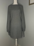 H&M Black & White Gingham Tunic  Size 6