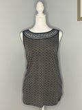 Reitman's Crochet Neck Sleeveless Top