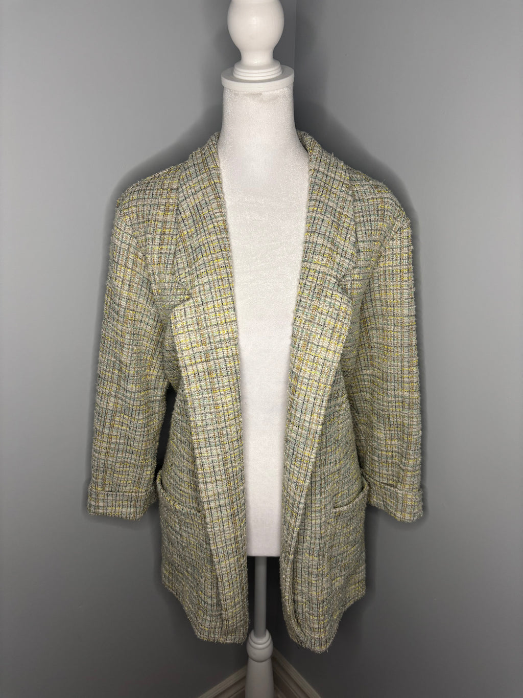 Ricki’s Textured Open-Front Blazer/Cardigan
