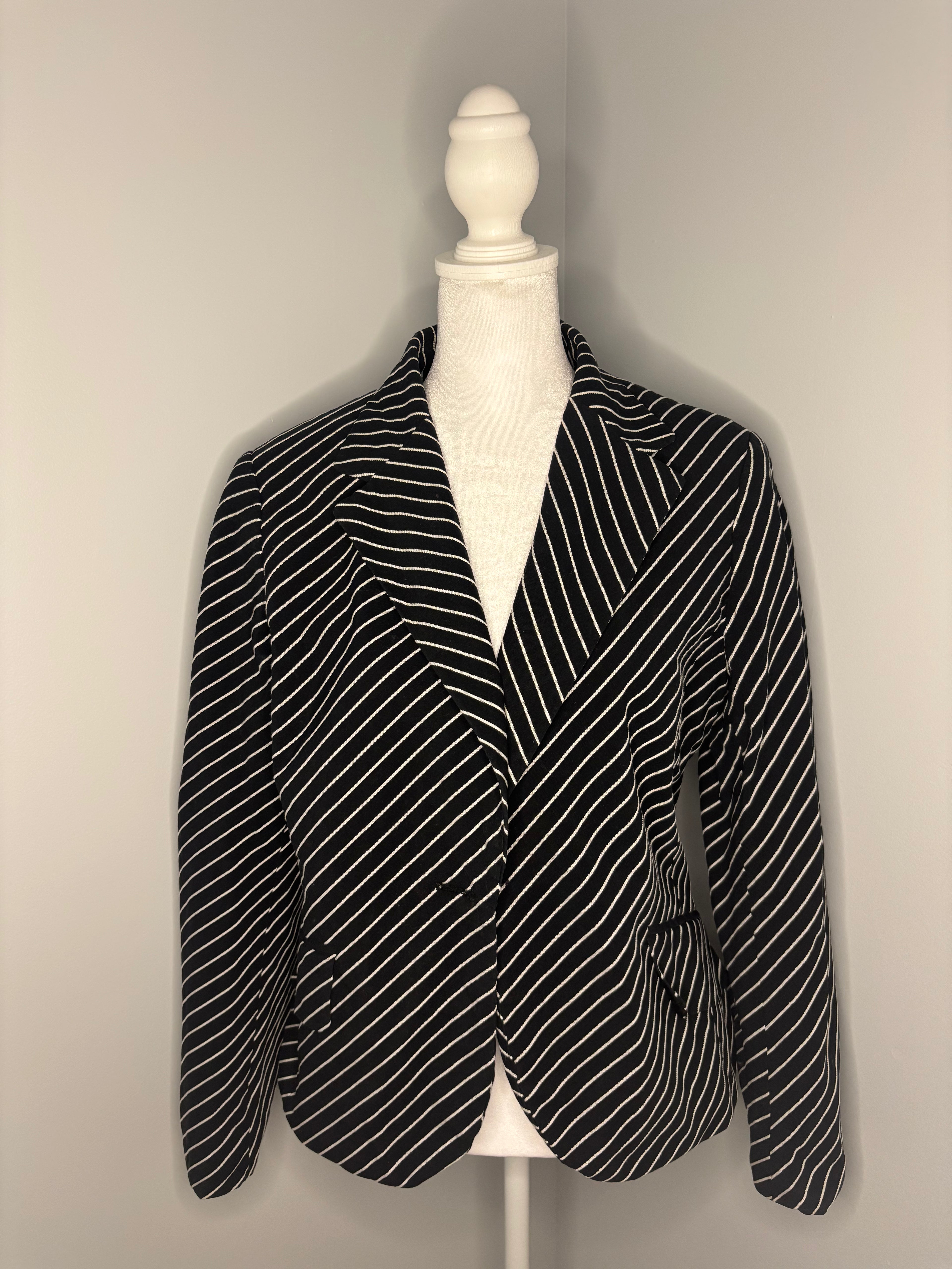 Jones New York Signature Pinstripe Blazer