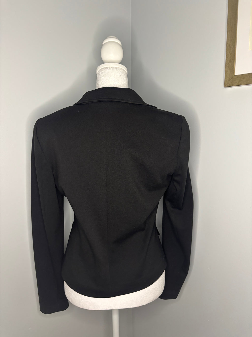 Calvin Klein Black Open-Front Blazer