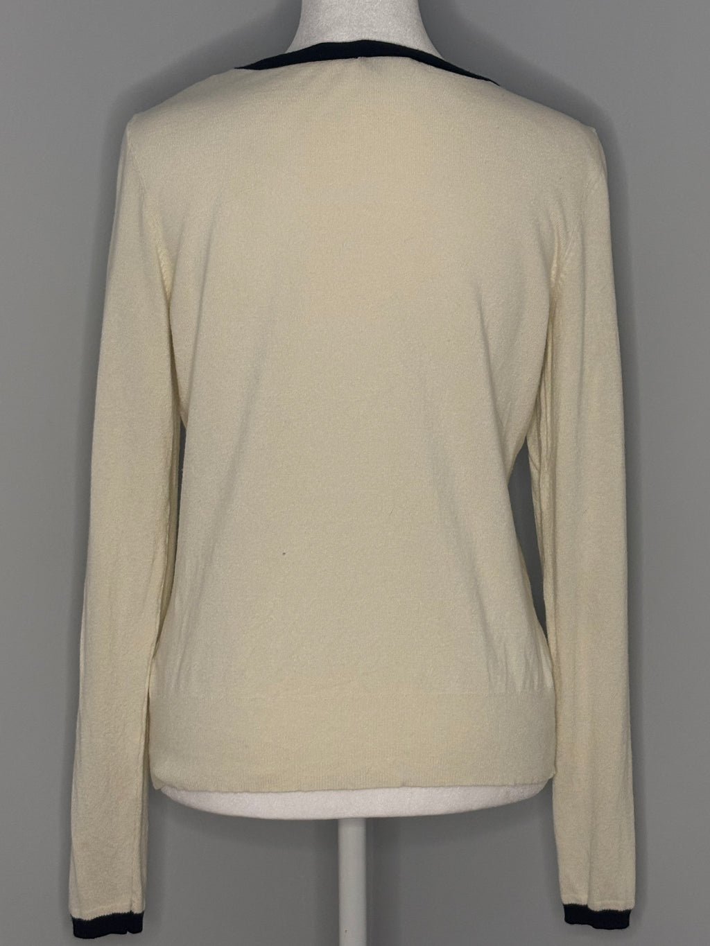 Chic by Jacob Contrast Trim Cardigan
