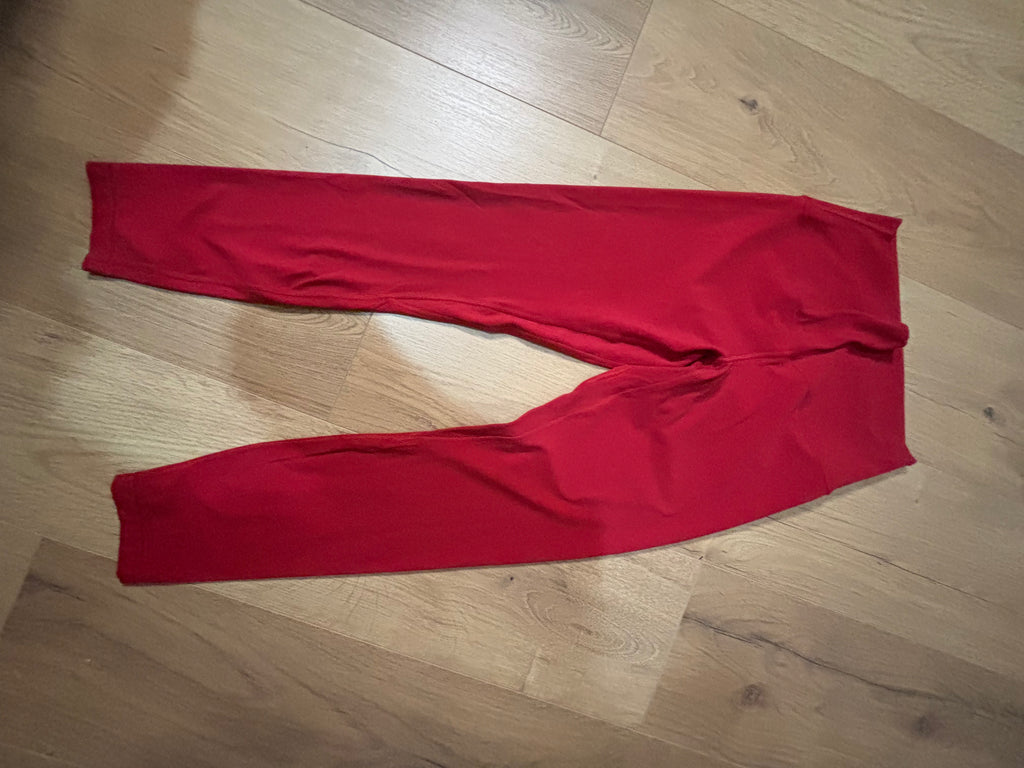 Lululemon Align High-Rise Crop leggings Size 6 | Red