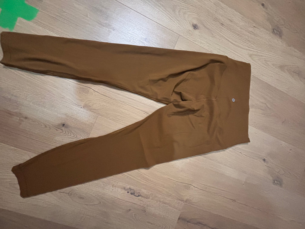 Lululemon Align High-Rise Pant 28" Leggings | Brown Earth/French Press Style | Size 8