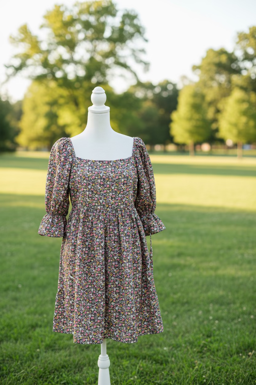 Little Mountain Vancouver Cordova Floral Dress – Size Medium