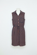 BeBop Striped Sleeveless Shirt Dress – Size Medium