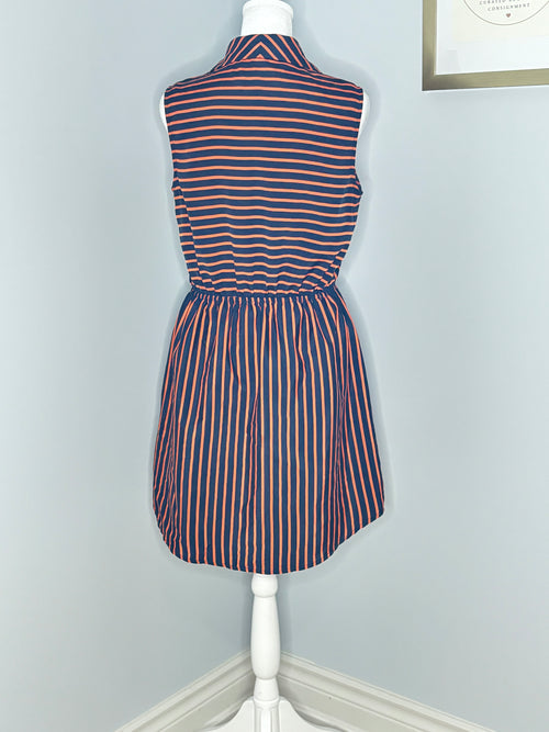 BeBop Striped Sleeveless Shirt Dress – Size Medium