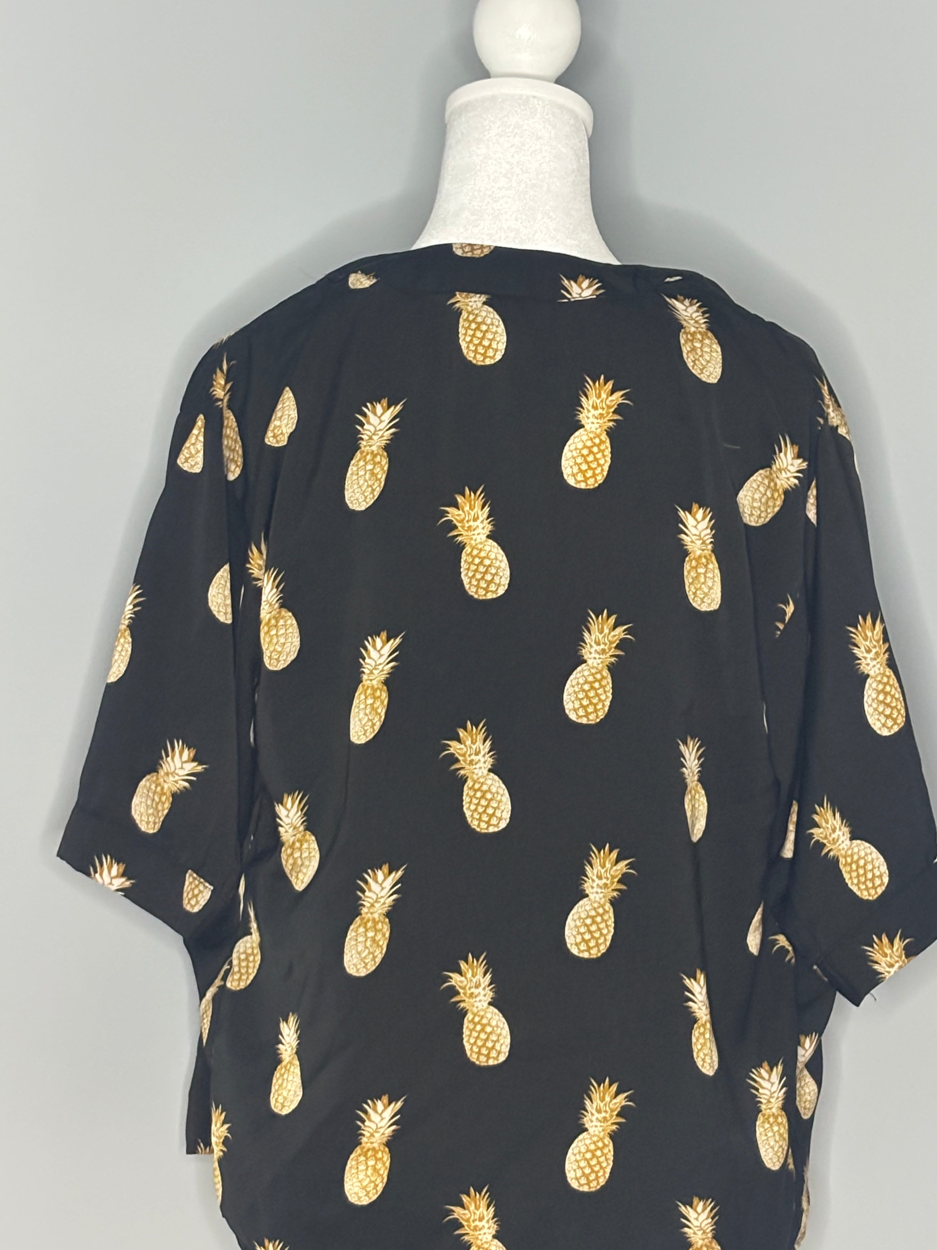 Forever 21 Girls Pineapple Print Kimono Size Small