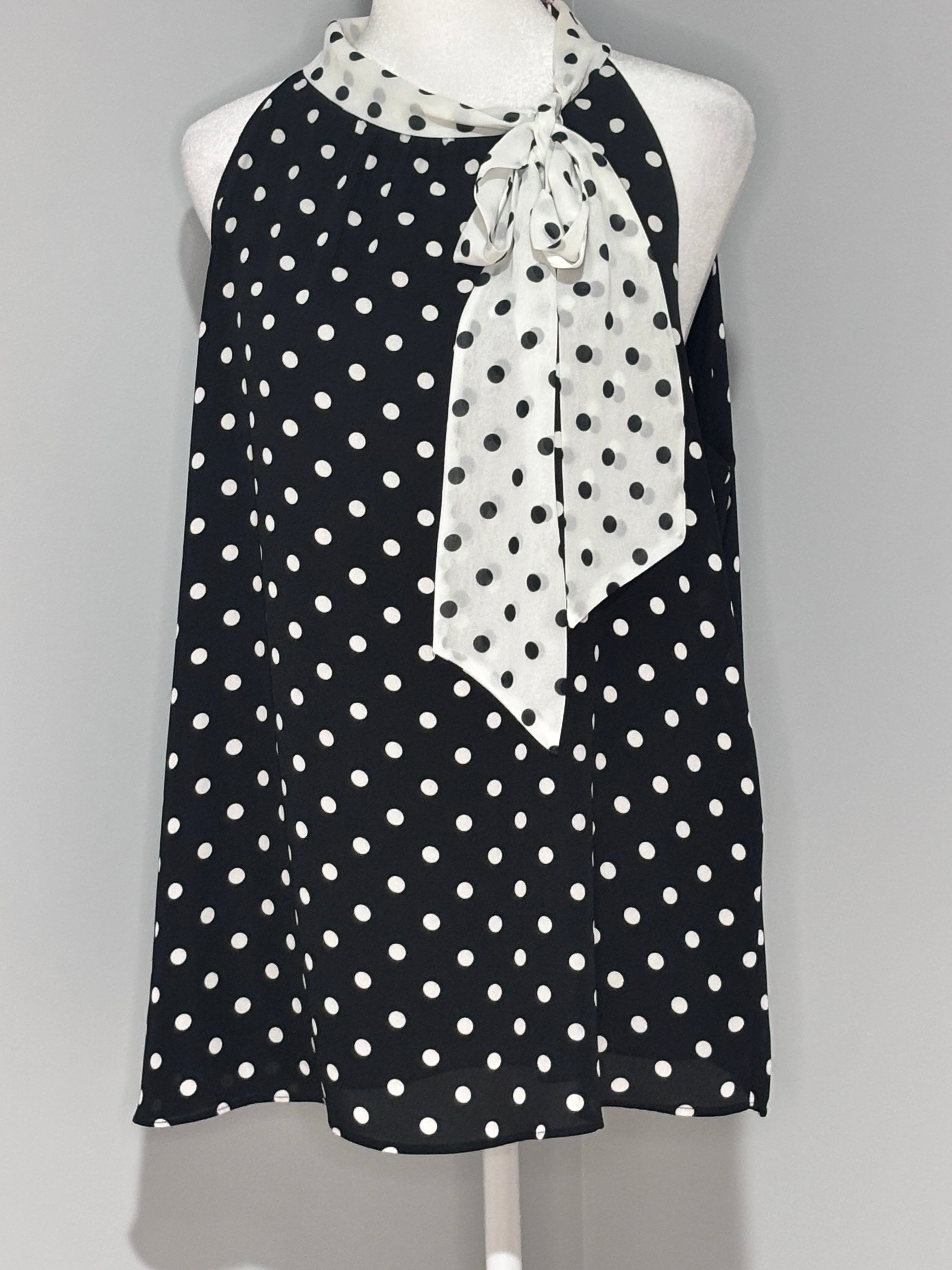 Melanie Lyne Polka Dot with bow Size 10