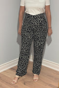 Joseph Ribkoff Polka Dot Pull-On Pants – Size 12