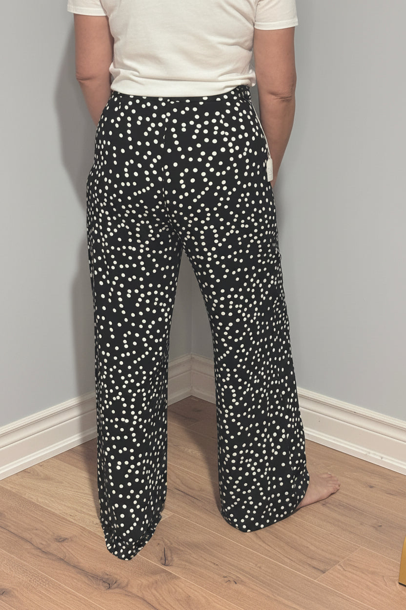 Joseph Ribkoff Polka Dot Pull-On Pants – Size 12