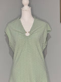 Melanie Lyne Textured Mint Top – Size Medium