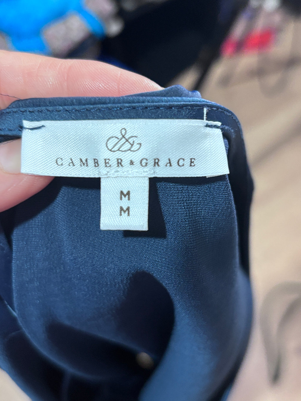 Camber & Grace Navy Shift Dress | Medium
