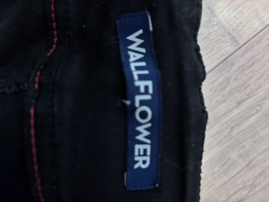 WallFlower Black Denim Shorts
