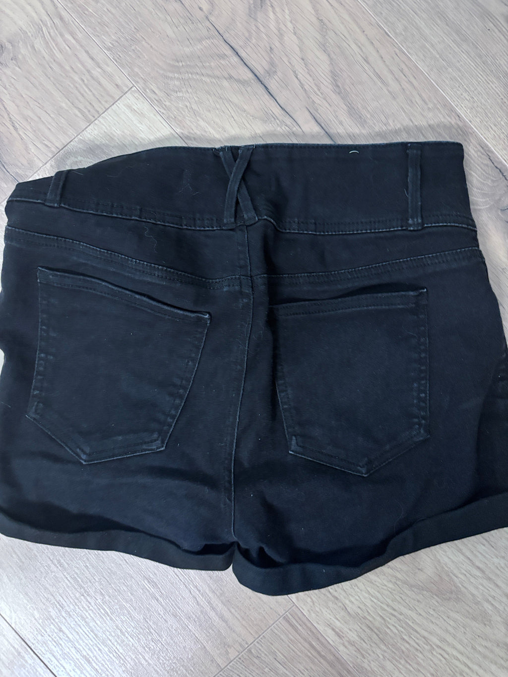 WallFlower Black Denim Shorts