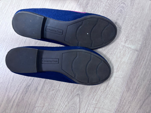 Carter Club Velvet Tassel Loafers – Size 5