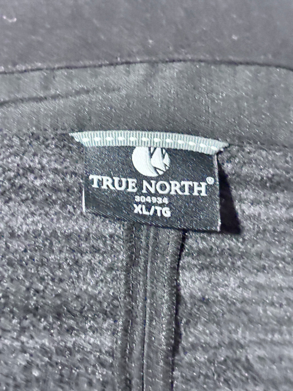 True North Black Hooded Coat | Removable Hood | XL