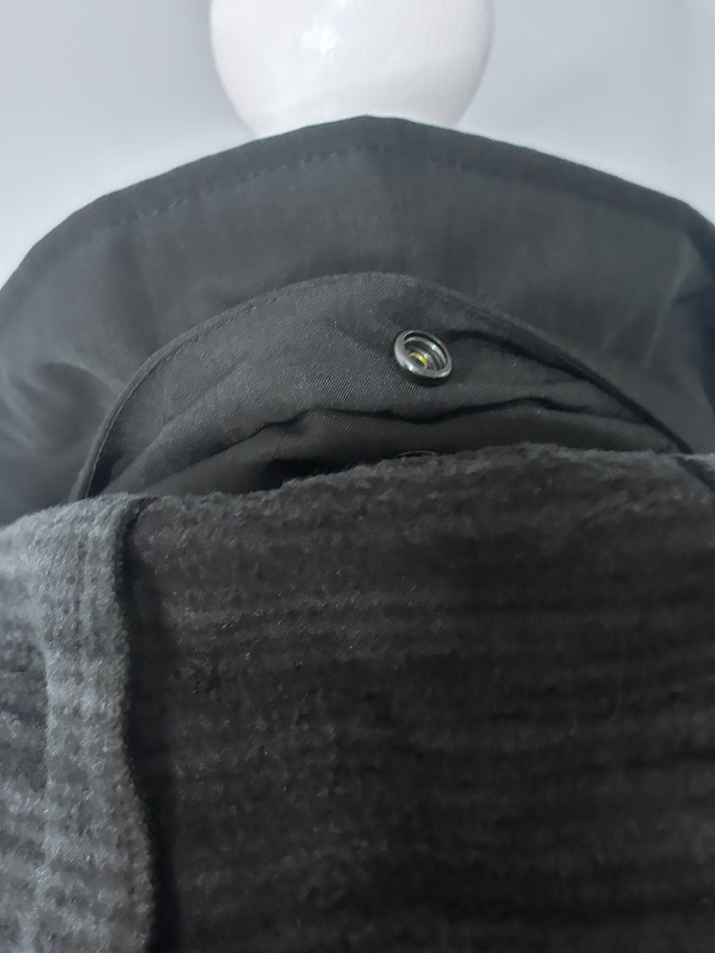 True North Black Hooded Coat | Removable Hood | XL