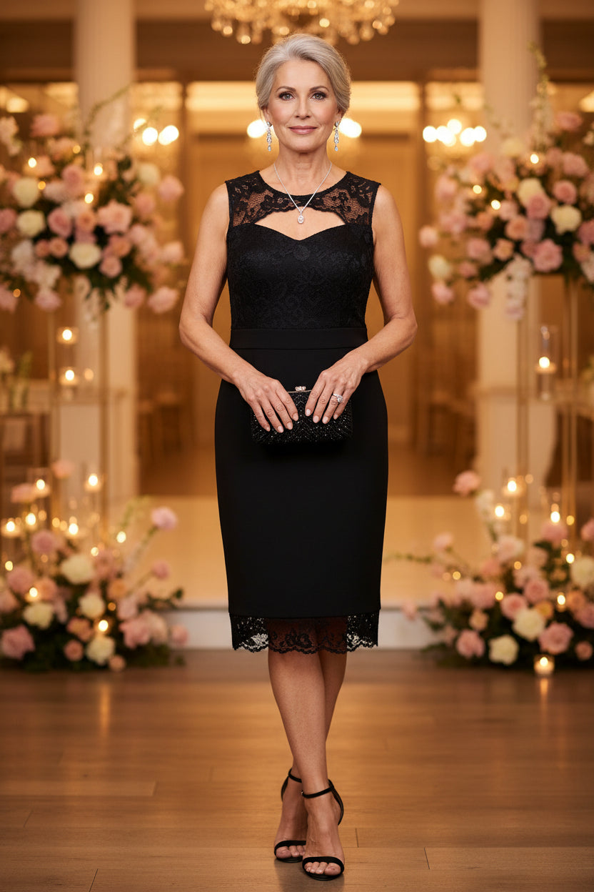 Black Lace Cocktail Dress – Size 18