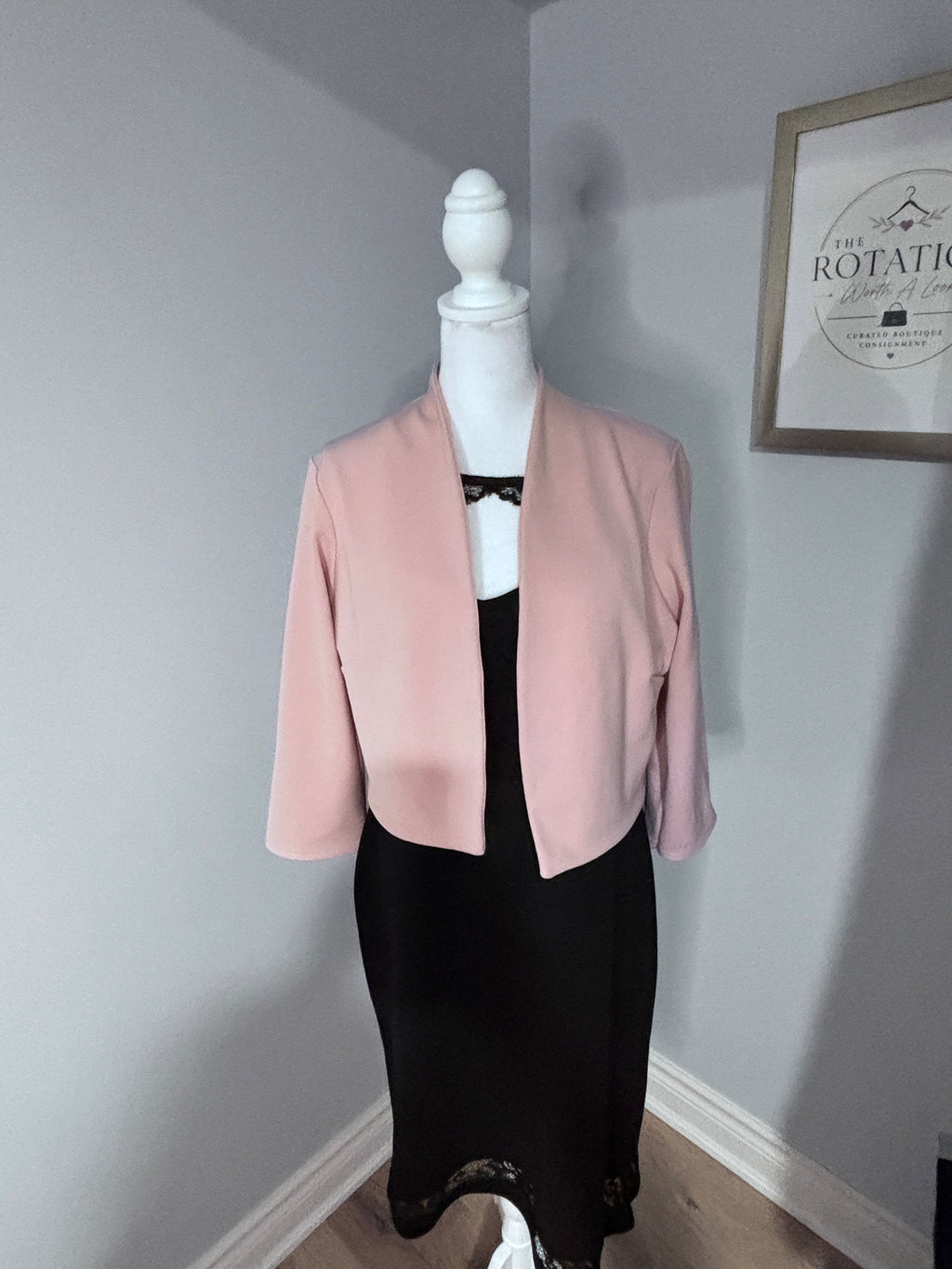 Blush Cropped Jacket